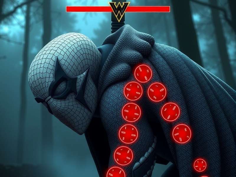 Football players in a knockout match intense action