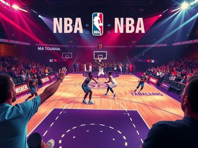 NBA players competing in a high-stakes knockout tournament game