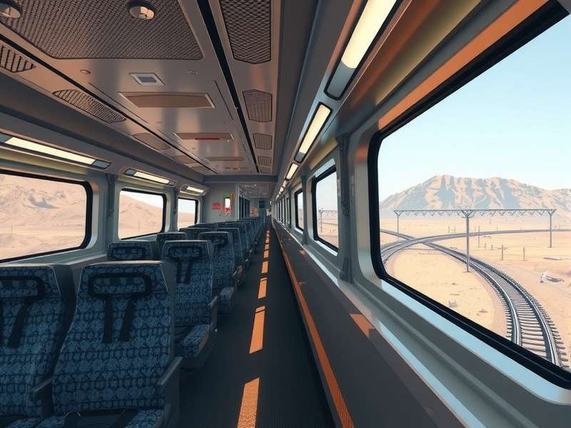 Haramain High-Speed Train exterior at Jeddah station