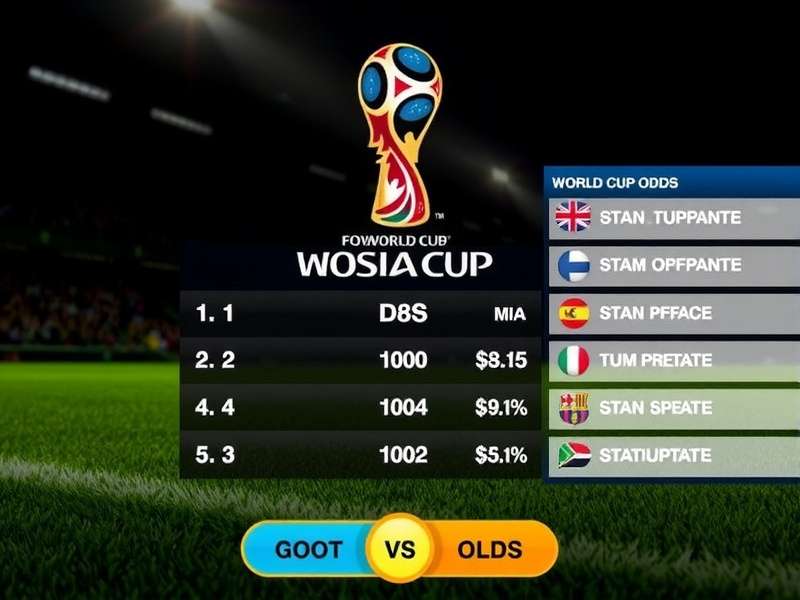 Cricket stadium with players during a world cup match