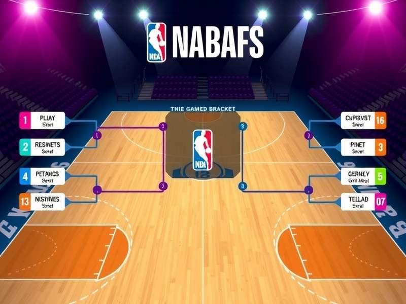 2024 NBA Playoffs Tournament Bracket Visualization