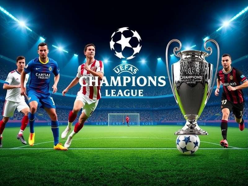 Visual guide to the UEFA Champions League format showing group stage and knockout bracket