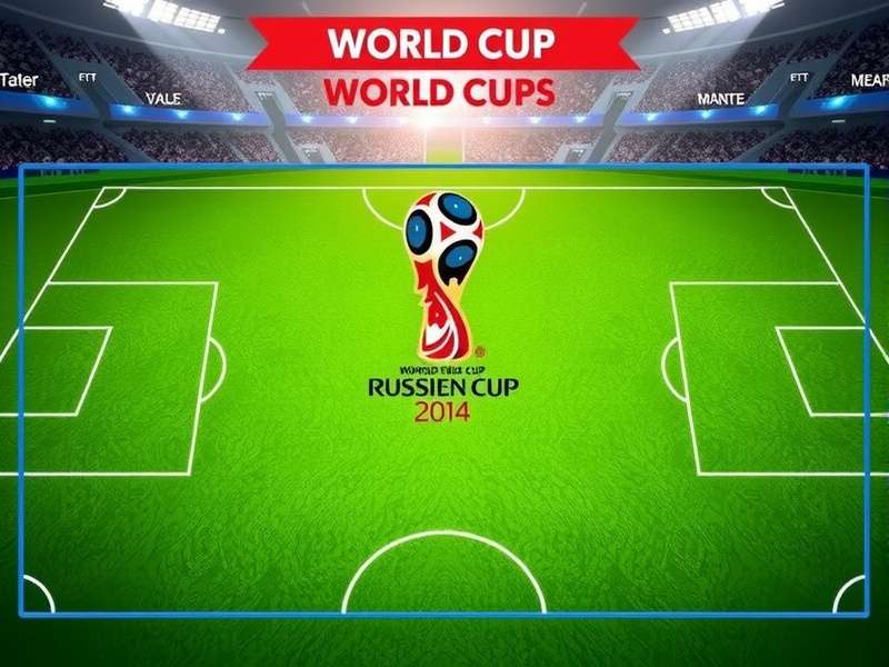 Visual representation of a FIFA World Cup knockout bracket showing teams advancing