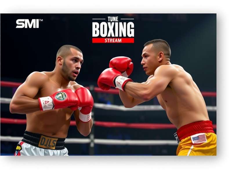 Boxer delivering a powerful knockout punch in slow motion