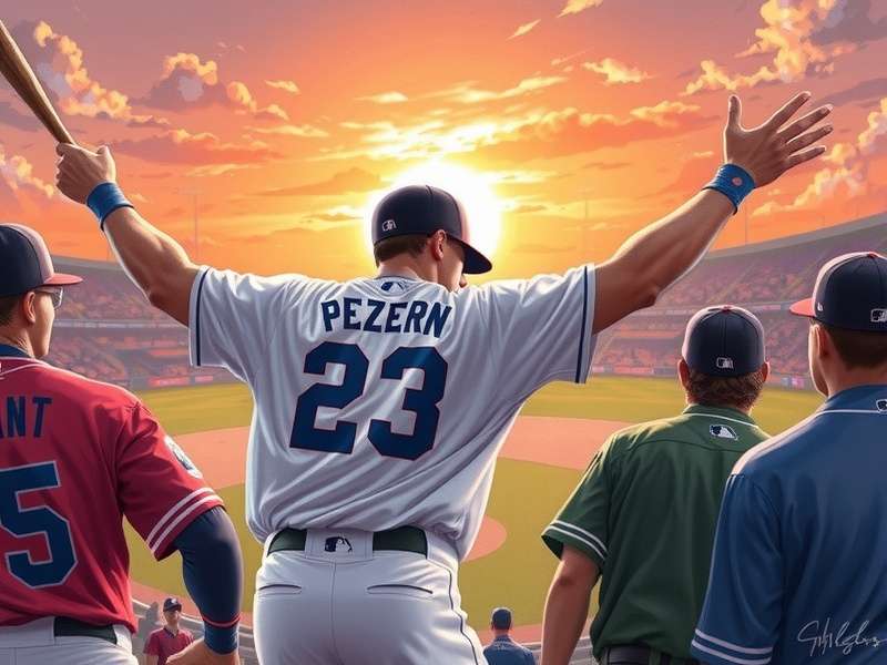 Dramatic moment of a football penalty shootout in a packed stadium