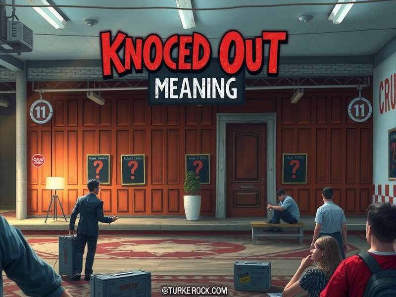 Boxer knocked out in boxing ring during intense match