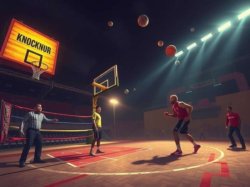 Knockout tournament bracket illustration