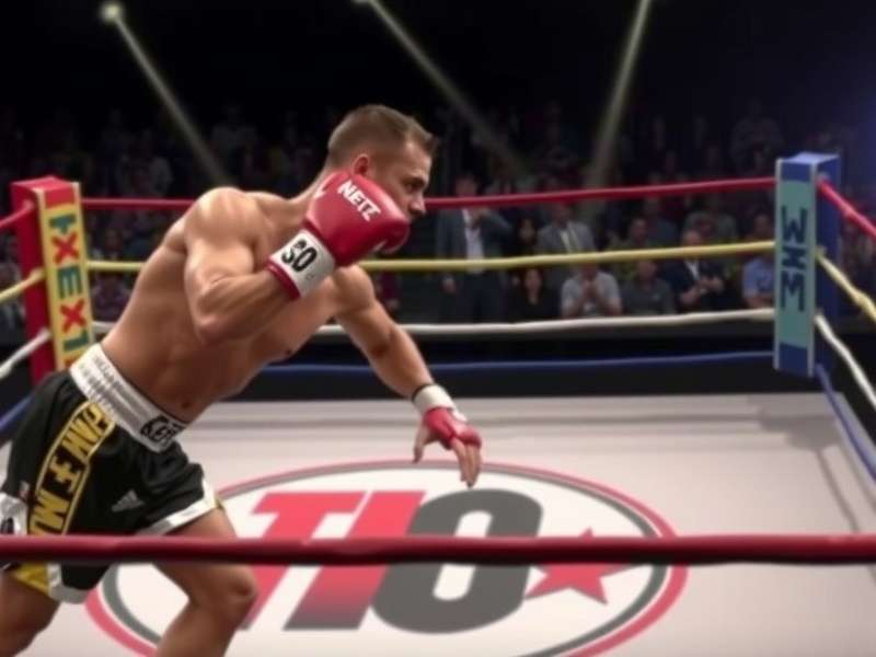 Knockout Rx intense gameplay screenshot showing characters in action