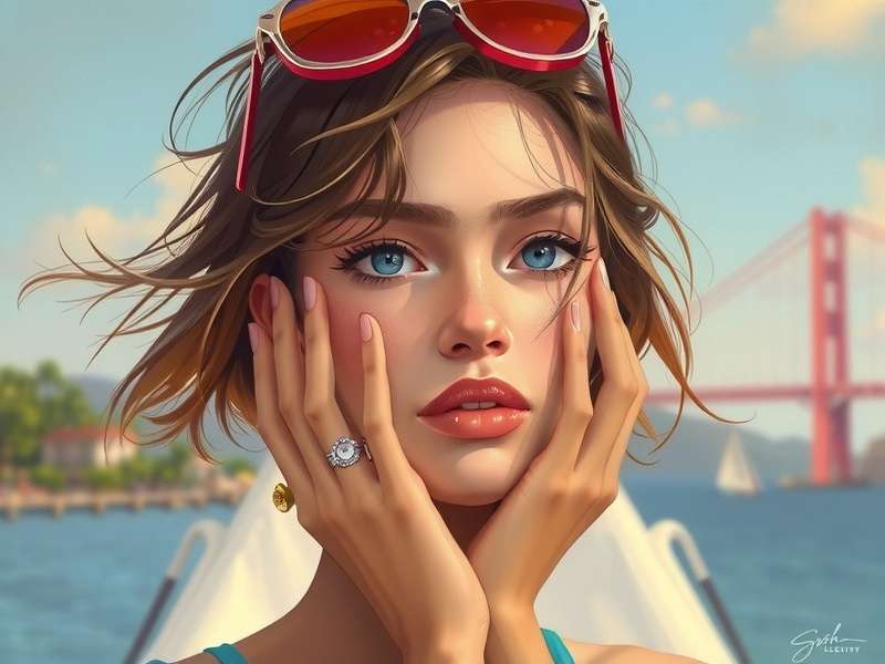 Sydney Sweeney posing on Sports Illustrated cover with knockout theme