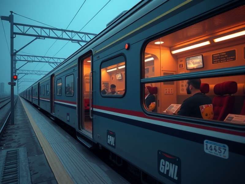 Sports fans discussing knockout moments on a train