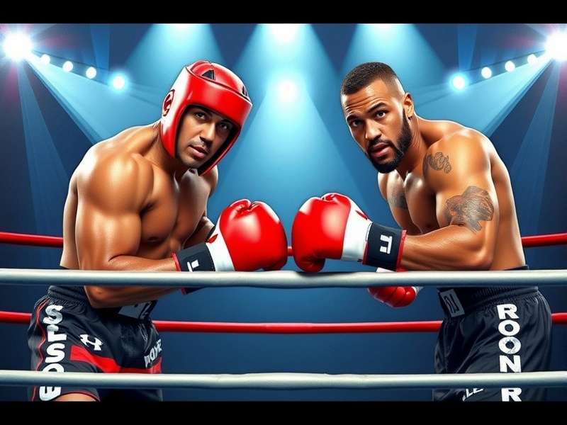 Boxing Live Stream action shot from Knockout World Cup