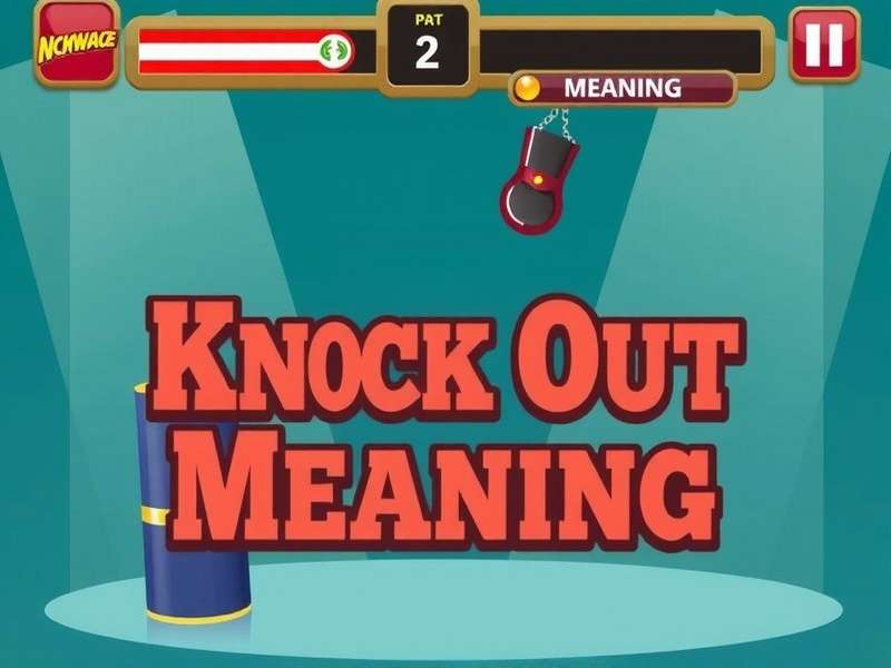 Knockout mindset illustration showing focus, power, and precision