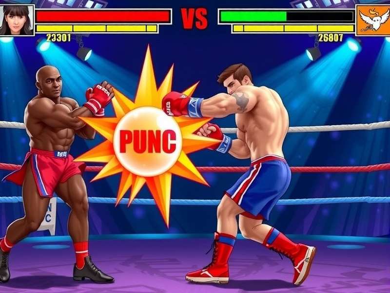 Knockout Punch - The ultimate strike in boxing and combat sports, depicted with dynamic energy.