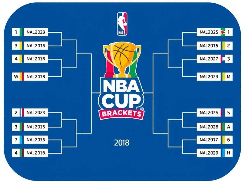 NBA Cup Bracket knockout stage overview with team matchups and bracket tree