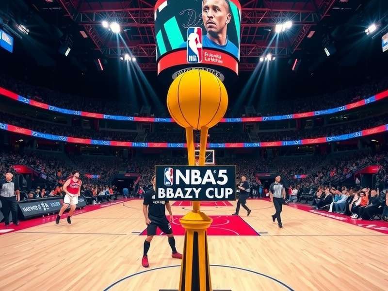 NBA Cup knockout bracket showing the path to Las Vegas semifinals and championship