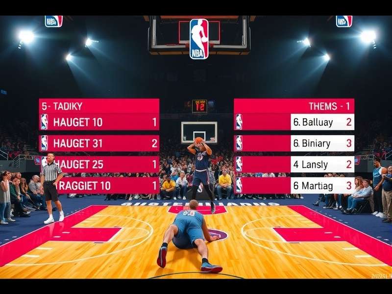 NBA Standings 2024-25 season overview with conference rankings and playoff race analysis